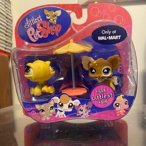 Littlest Pet Shop Pet Pairs Walmart Exclusive #528 #618 NIB